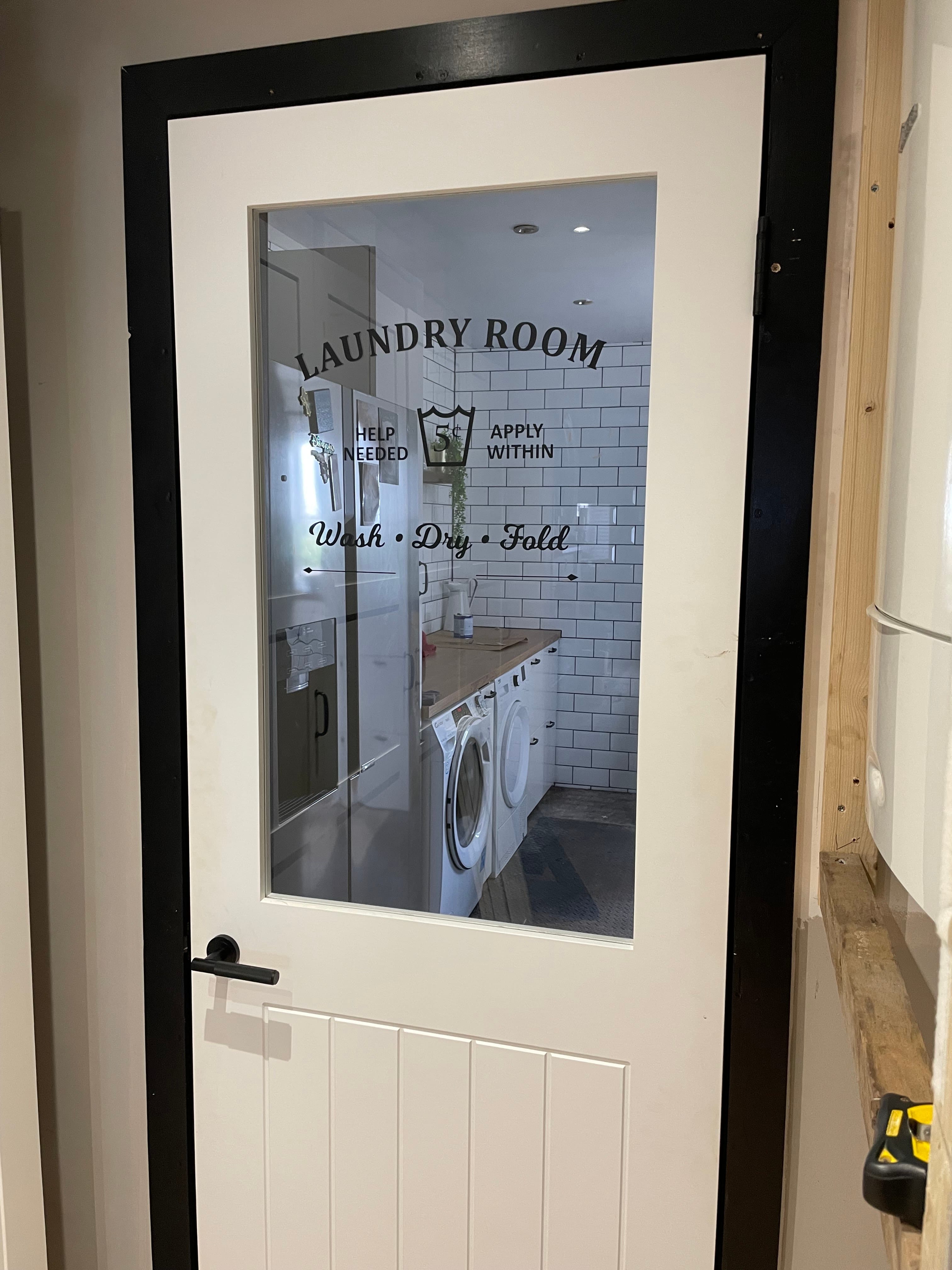 1981 x 610 x 35mm (24") White Suffolk 1L - Clear Glass Internal Doors